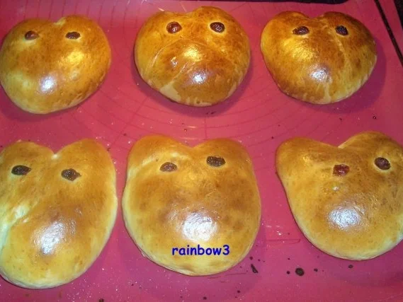 Backen: Osterhasen-Brötchen - Rezept - Bild Nr. 4