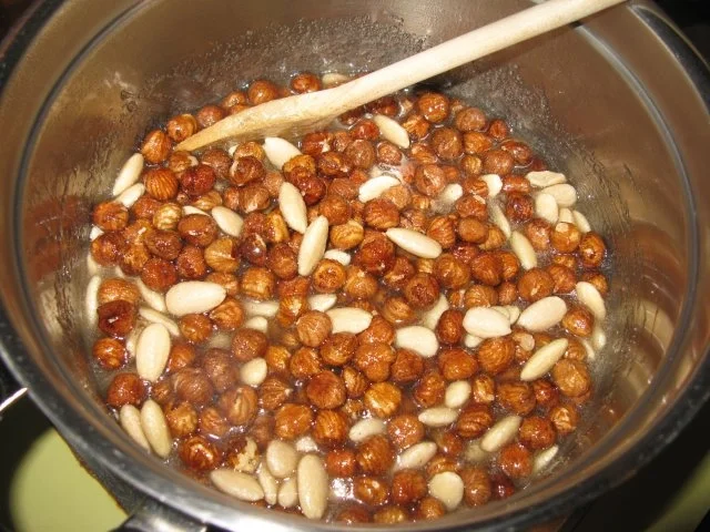 Gebrannte Mandeln / Haselnüsse - Rezept