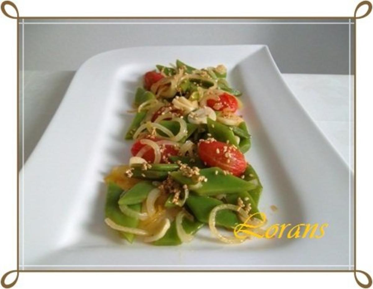 Bohnen Salat mit Tomaten und Zwiebel - Rezept - Bild Nr. 8