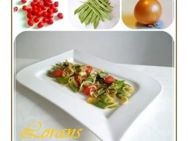 Bohnen Salat mit Tomaten und Zwiebel - Rezept - Bild Nr. 2