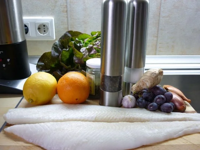 Heilbuttfilet an Weintrauben – Chutney...... - Rezept - Bild Nr. 2