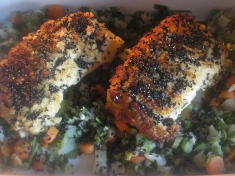 Rezept: Ein Sesam-Fisch für ne Maus Ein Sesam-Fisch für ne Maus - Rezept