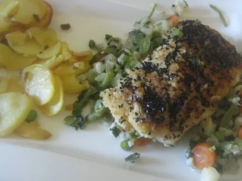 Rezept: Ein Sesam-Fisch für ne Maus Bild Nr. 3 Ein Sesam-Fisch für ne Maus - Rezept - Bild Nr. 3