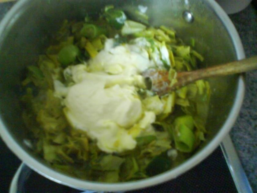 Curry Lauch Rahmgemüse mit Wildreis - schnell &amp; einfach - 116 kcal/100g