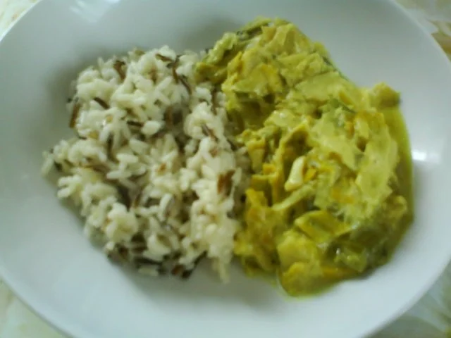 Curry-Lauch-Rahmgemüse mit Wildreis - Rezept - Bild Nr. 6