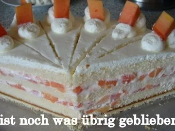 Papaya Quark-Joghurt-Sahne Torte - Rezept - Bild Nr. 2