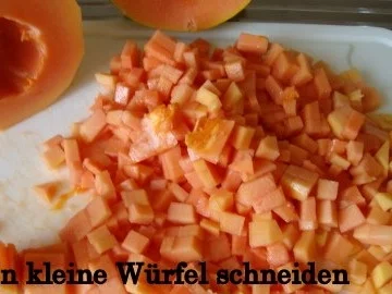 Papaya Quark-Joghurt-Sahne Torte - Rezept - Bild Nr. 4