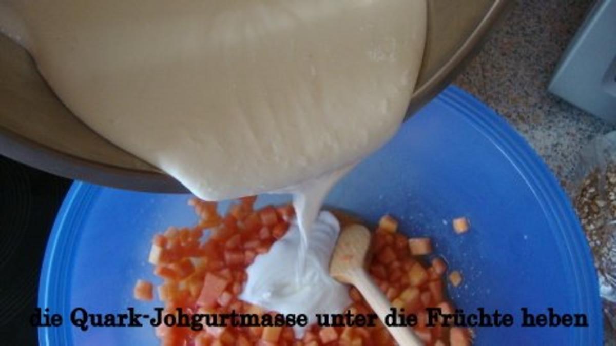 Papaya Quark-Joghurt-Sahne Torte - Rezept - Bild Nr. 10