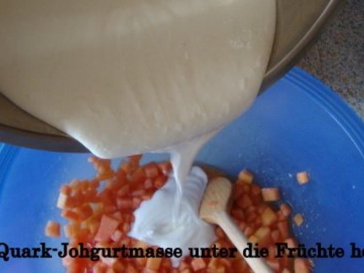 Papaya QuarkJoghurtSahne Torte Rezept kochbar.de