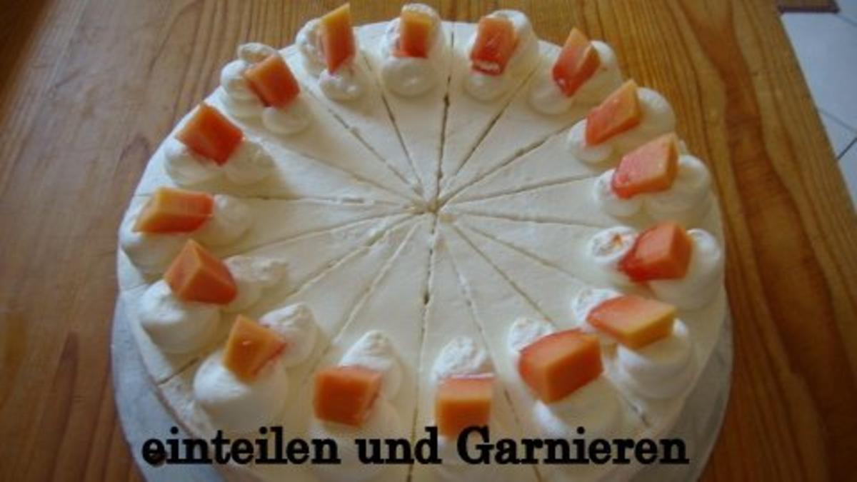 Papaya Quark-Joghurt-Sahne Torte - Rezept - Bild Nr. 23