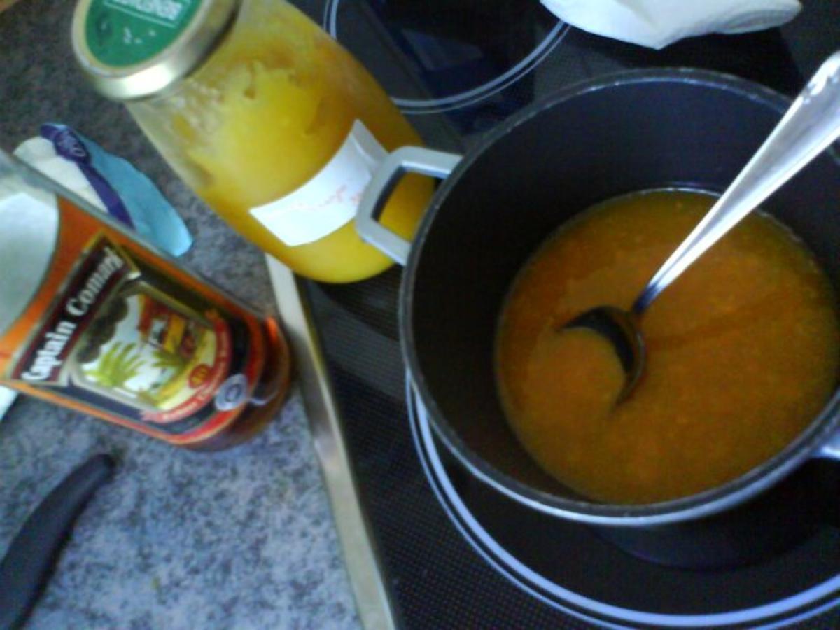 Kokosmilchreis mit beschwipster Orangen-Mangosoße - Rezept - Bild Nr. 3
