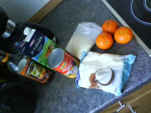 Kokosmilchreis mit beschwipster Orangen-Mangosoße - Rezept - Bild Nr. 2