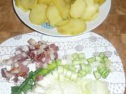 Kartoffelsalat warm und Viktoria Seebarschfilet - Rezept