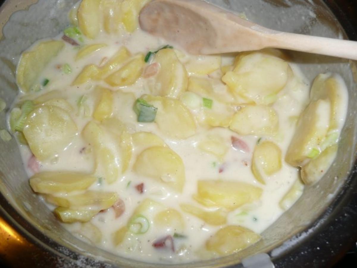 Kartoffelsalat warm und Viktoria Seebarschfilet - Rezept - Bild Nr. 8
