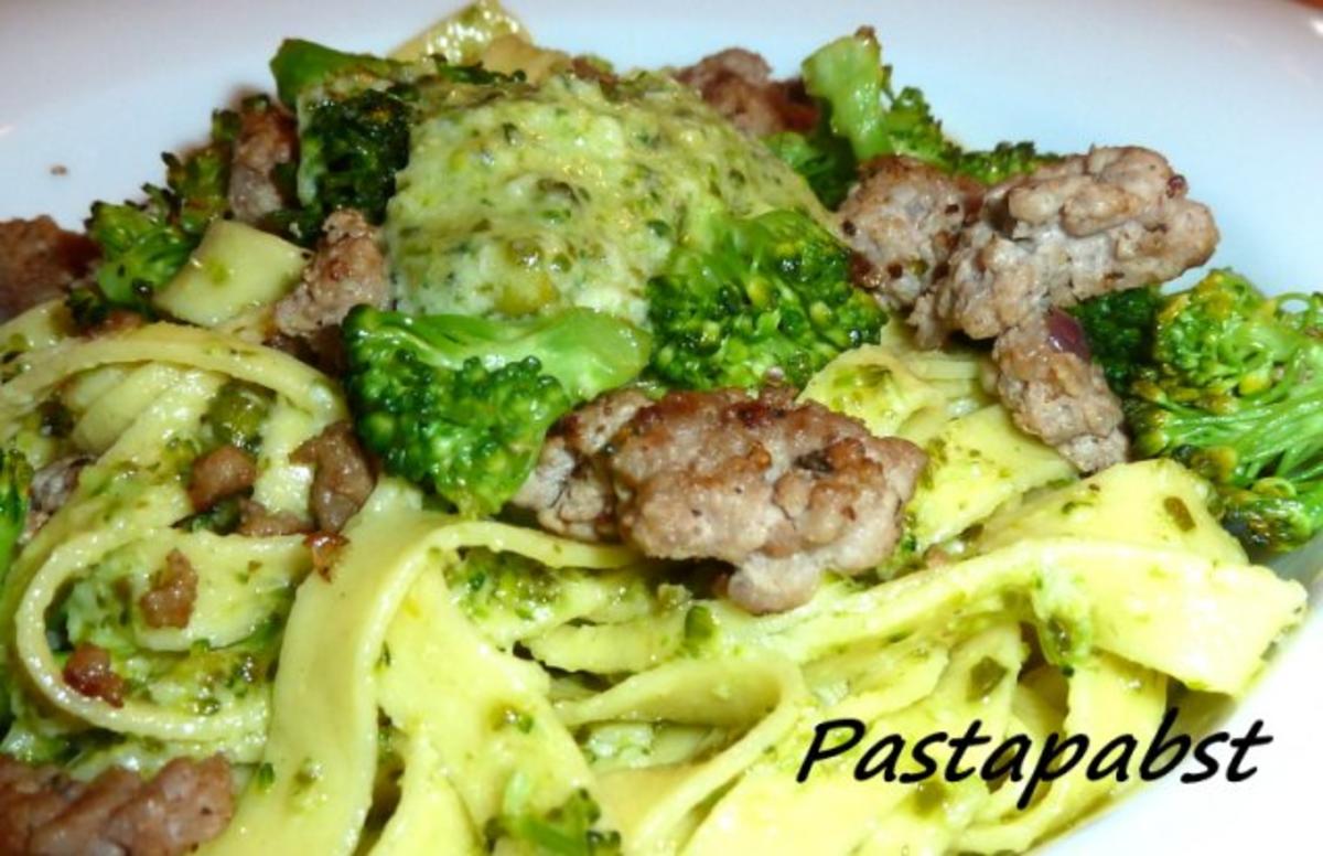 Tagliatelle mit Broccoli Pesto - Rezept - Bild Nr. 3