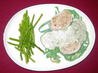 Pute trifft Lachs im Grünen - Rezept