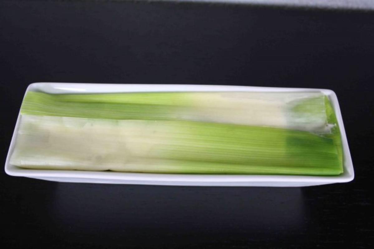 Bilder für Spargel-Terrine mit Matjes und Räucherlachs - Rezept