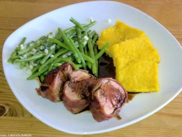 Schweinefilet mit Parmaschinken - Rezept
