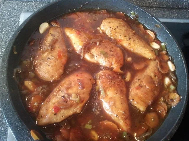 Hähnchenbrust mit Honig - Rezept - Bild Nr. 6