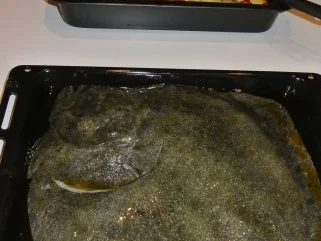 "Rombo al forno", oder einfach gesagt Steinbutt aus dem Ofen - Rezept - Bild Nr. 4