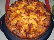 Rezept: Apfelkuchen mit Marzipan-Rahmguss Apfelkuchen mit Marzipan-Rahmguss - Rezept