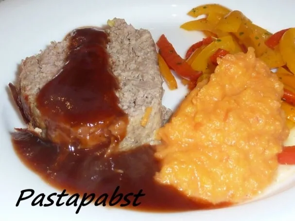 BBQ Hackbraten mit selbstgemachter BBQ Sauce - Rezept