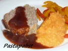 BBQ Hackbraten mit selbstgemachter BBQ Sauce - Rezept