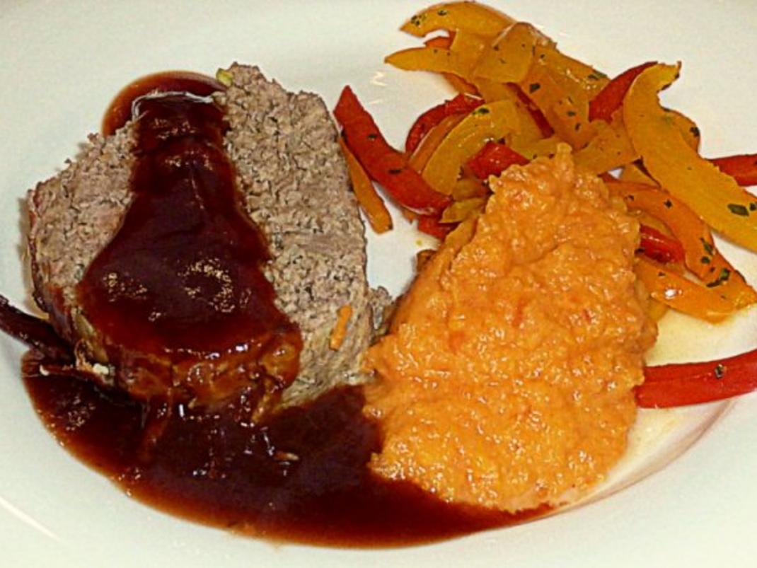 BBQ Hackbraten mit selbstgemachter BBQ Sauce - einfach - von Pastapabst