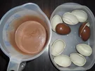 Überraschungseier mit Schokocreme - Rezept