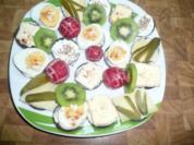 Häppchen -Variationen -- Das Auge isst mit !! - Rezept