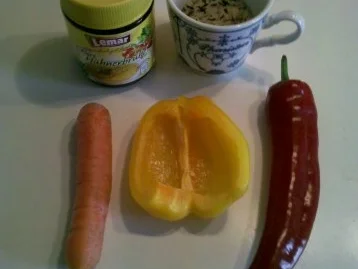 Fisch: Pikantes Kabeljaufilet mit Gemüsereis und Senf-Dill-Soße - Rezept - Bild Nr. 3