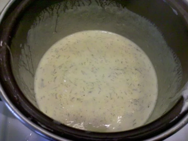 Fisch: Pikantes Kabeljaufilet mit Gemüsereis und Senf-Dill-Soße - Rezept - Bild Nr. 8