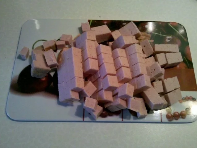 Rezept: Fleisch: Restepfanne mit Gemüsereis und Fleischkäse Bild Nr. 2 Fleisch: Restepfanne mit Gemüsereis und Fleischkäse - Rezept - Bild Nr. 2