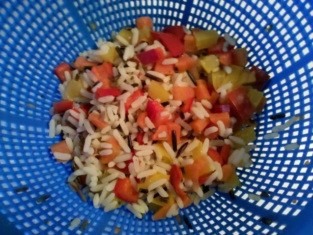 Rezept: Fleisch: Restepfanne mit Gemüsereis und Fleischkäse Bild Nr. 3 Fleisch: Restepfanne mit Gemüsereis und Fleischkäse - Rezept - Bild Nr. 3