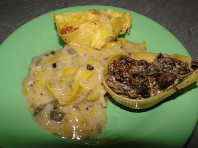 Hauptgang: fleischlos gefüllte Muschelnudeln - Rezept - Bild Nr. 4