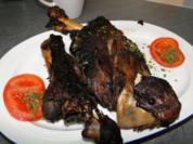 Rehunterschenkel in Rotwein - Rezept
