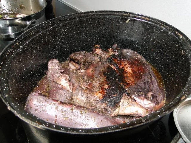 Rehunterschenkel in Rotwein - Rezept - Bild Nr. 7