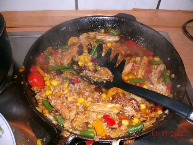 Rezept: Restefleisch-Gemüsepfännchen Bild Nr. 8 Restefleisch-Gemüsepfännchen - Rezept - Bild Nr. 8