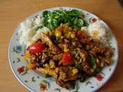 Restefleisch-Gemüsepfännchen - Rezept