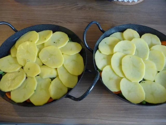 Fleischlos : Schnelle Pfanne / Gemüse überbacken - Rezept - Bild Nr. 7