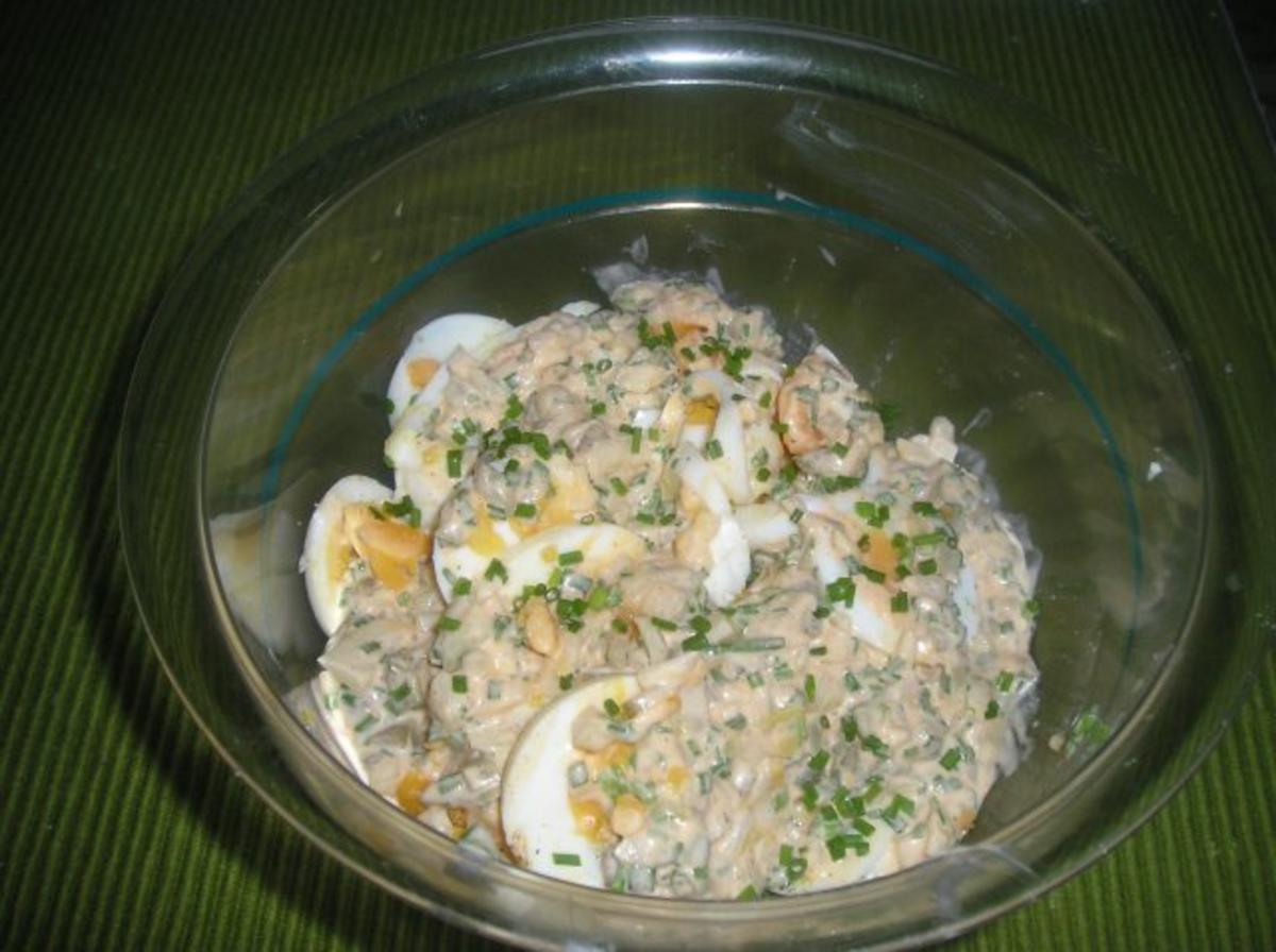 Eiersalat Ostereierrestverwertung - Rezept mit Bild - kochbar.de