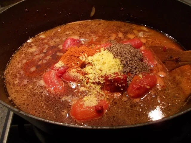 Rezept: Ungarisches Paprikagulasch Bild Nr. 4 Ungarisches Paprikagulasch - Rezept - Bild Nr. 4