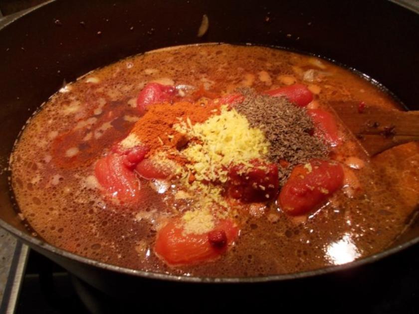 Ungarisches Paprikagulasch - einfach - 175 kcal/100g