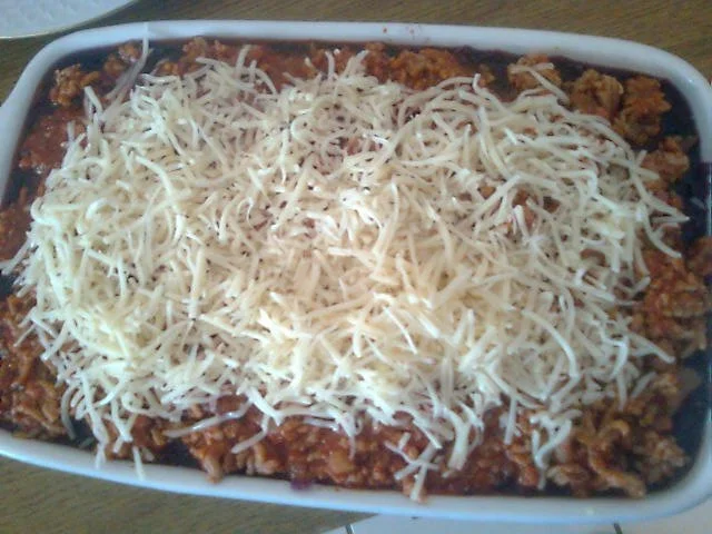 Rezept: Rotkohl-Hackfleischauflauf Bild Nr. 2 Rotkohl-Hackfleischauflauf - Rezept - Bild Nr. 2