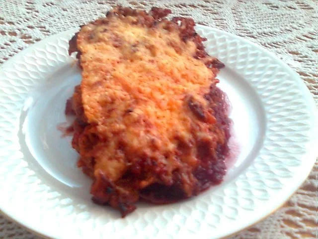 Rezept: Rotkohl-Hackfleischauflauf Bild Nr. 4 Rotkohl-Hackfleischauflauf - Rezept - Bild Nr. 4