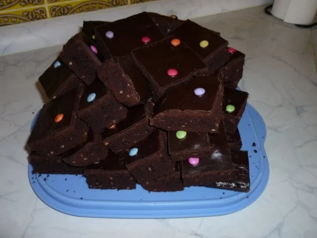 Rezept: Mandel - Brownies Mandel - Brownies - Rezept