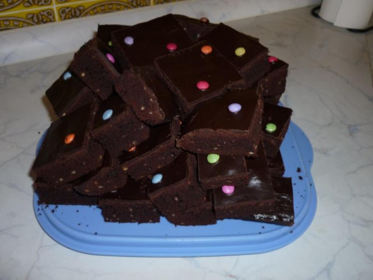 Mandel - Brownies - Rezept mit Bild - kochbar.de