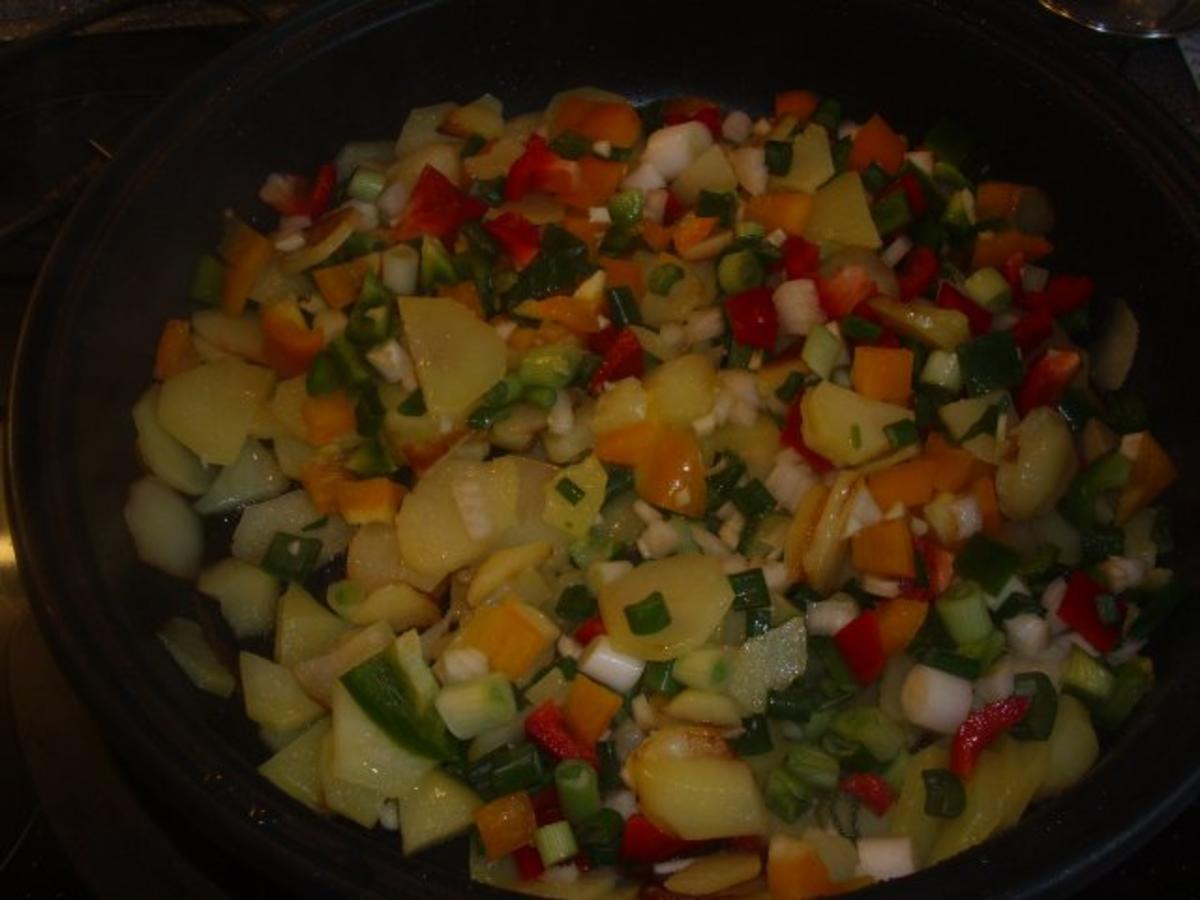 Kartoffel-Paprika-Cabanossi-Pfanne - Rezept - Bild Nr. 4