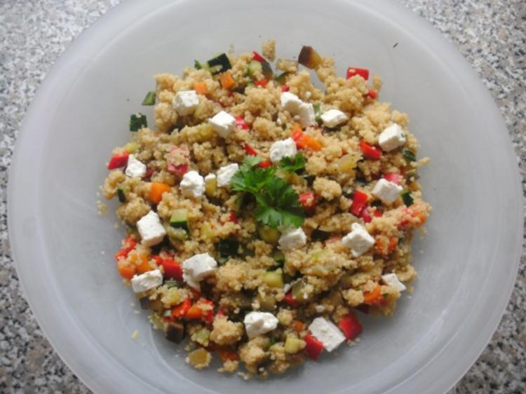 Couscous Gemüse Salat - einfach - von Alexa38