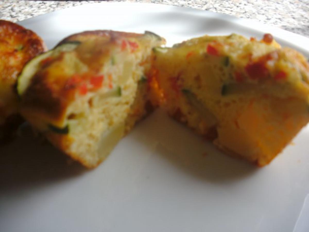 Zucchini-Kartoffel-Muffins - Rezept